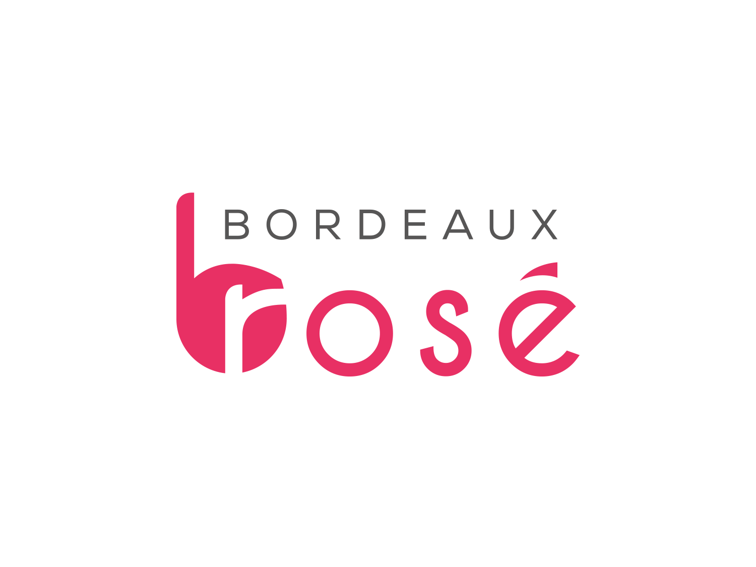 Bordeaux Rosé création de logo Roanne Bordeaux loic hermer Graphiste Webdesigner